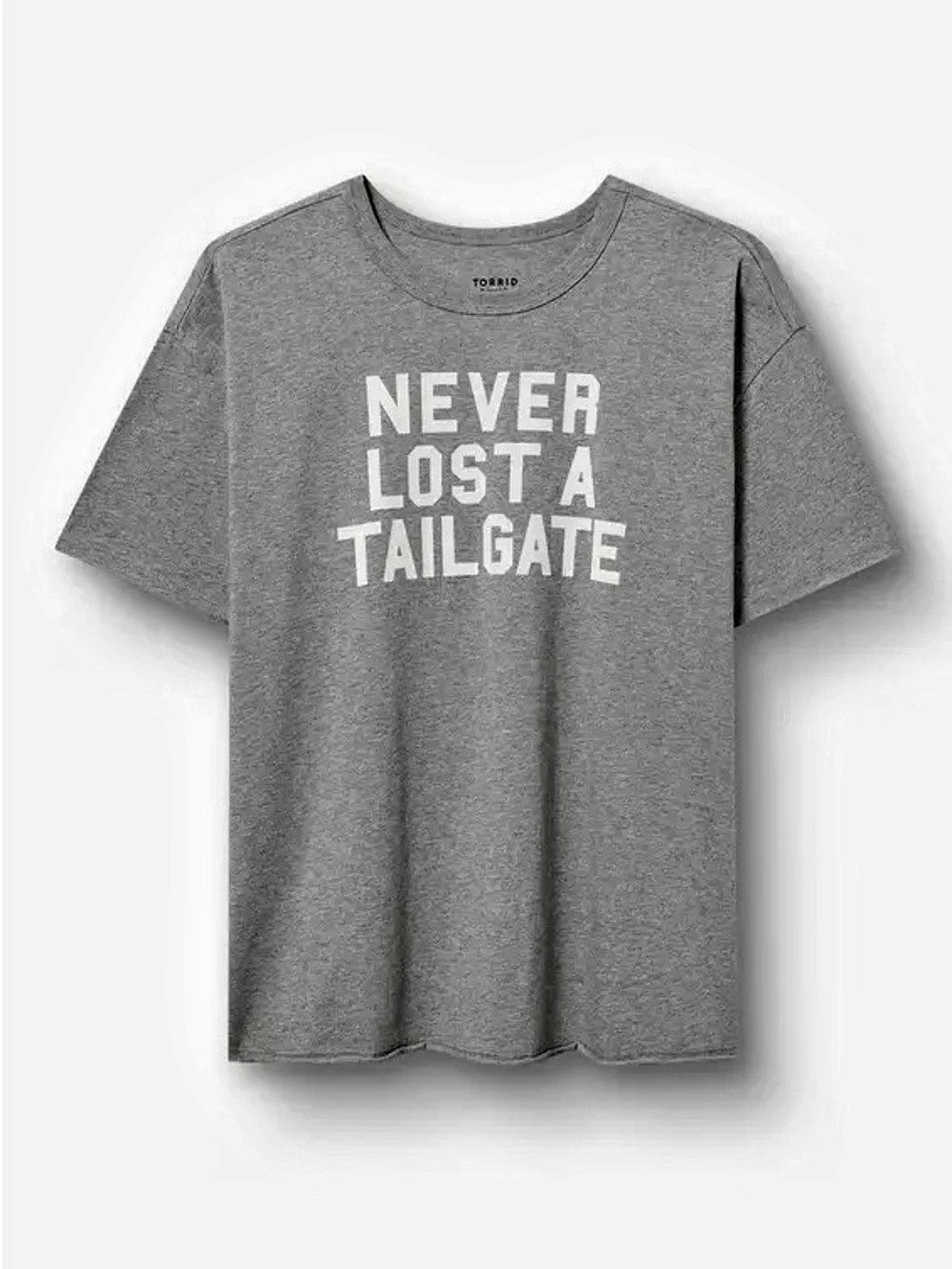 Torrid Boxy Crew Tee Never Lost a Tail Gate Size 3 NWT